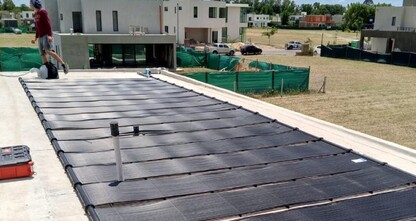 Sistema de climatización solar colocado en  San Vicente