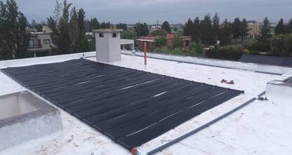 Sistema de climatización solar colocado en Santa Rita 