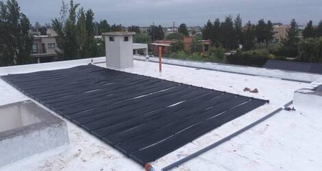 Sistema de climatización solar colocado en Santa Rita 