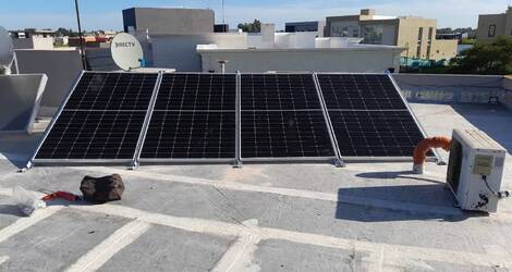 Sistema 3 en 1 instalado en el Barrio Los Talas Canning