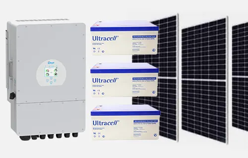 Inversor + Baterías + Panel solar